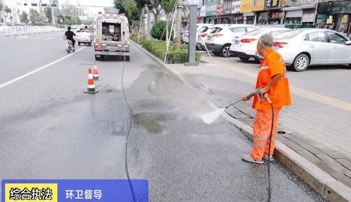 昌润达环卫从快从严从实开启雨后 洗城行动